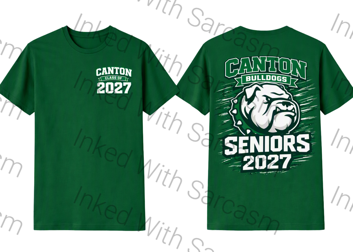 Canton Seniors Class of 2027 T-Shirt.